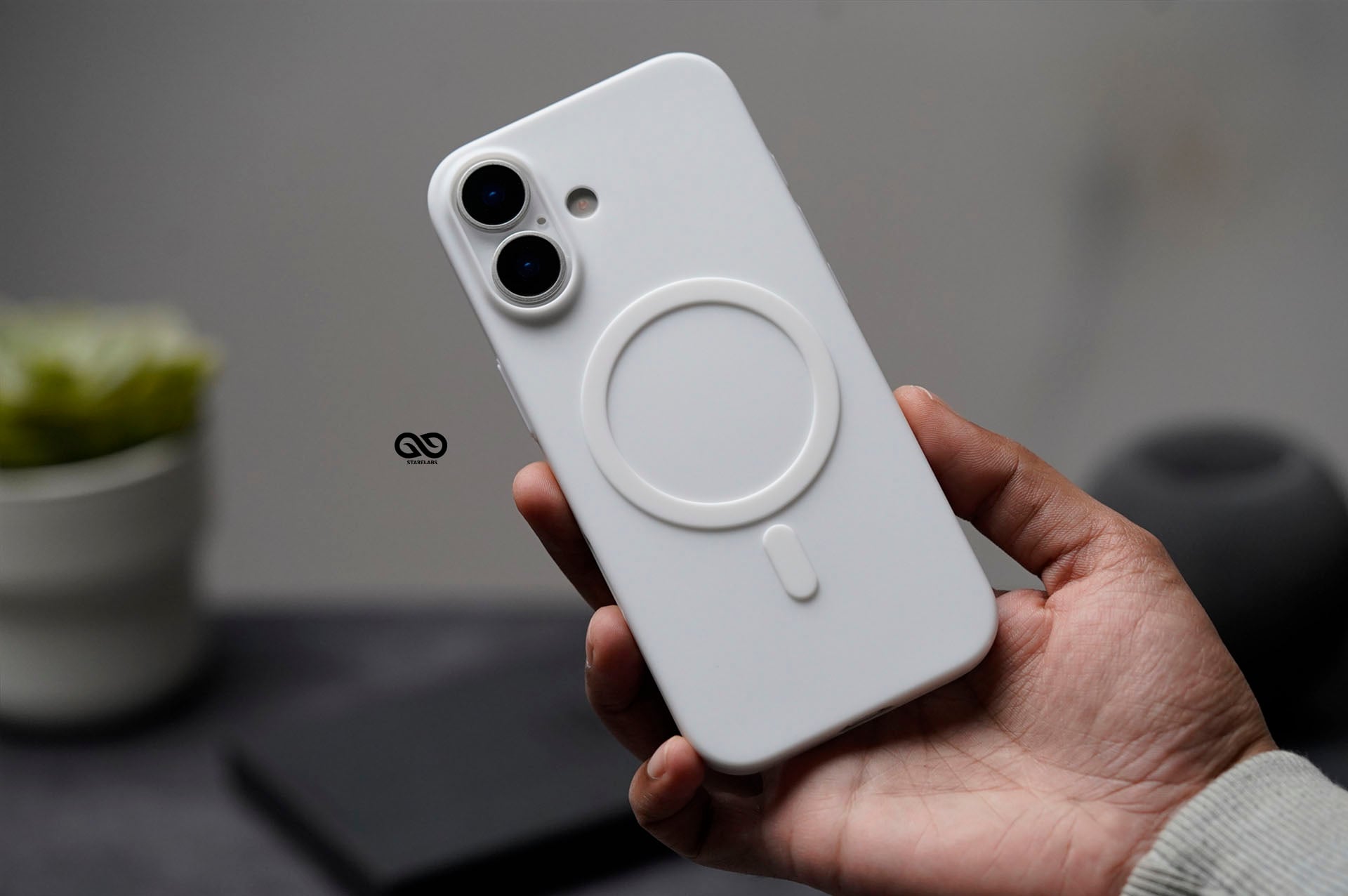 White Magsafe Ultra Thin Case For iPhone Air/17/17Pro/17ProMax (Without Camera Cutout) 8 White Magsafe Ultra Thin Case For iPhone Air/17/17Pro/17ProMax (Without Camera Cutout) - Image 8