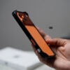 Black Fiber Bumper for iPhone 17 Pro Max (Bumper, not a Case)