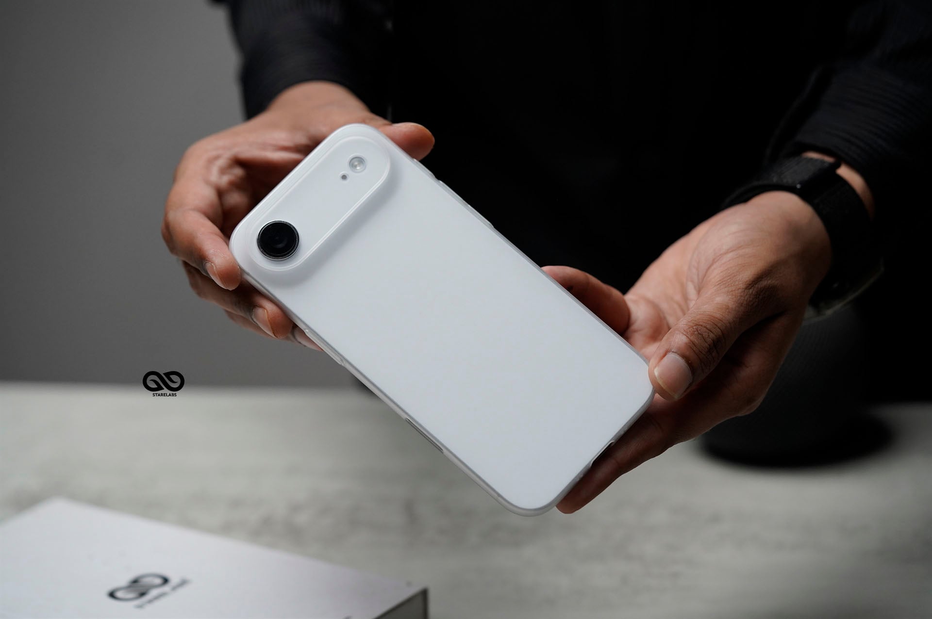 Frosted White Ultra Thin Case For iPhone Air/17 Pro/17 Pro Max (Camera Cutout) 9 Frosted White Ultra Thin Case For iPhone Air/17 Pro/17 Pro Max (Camera Cutout) - Image 9