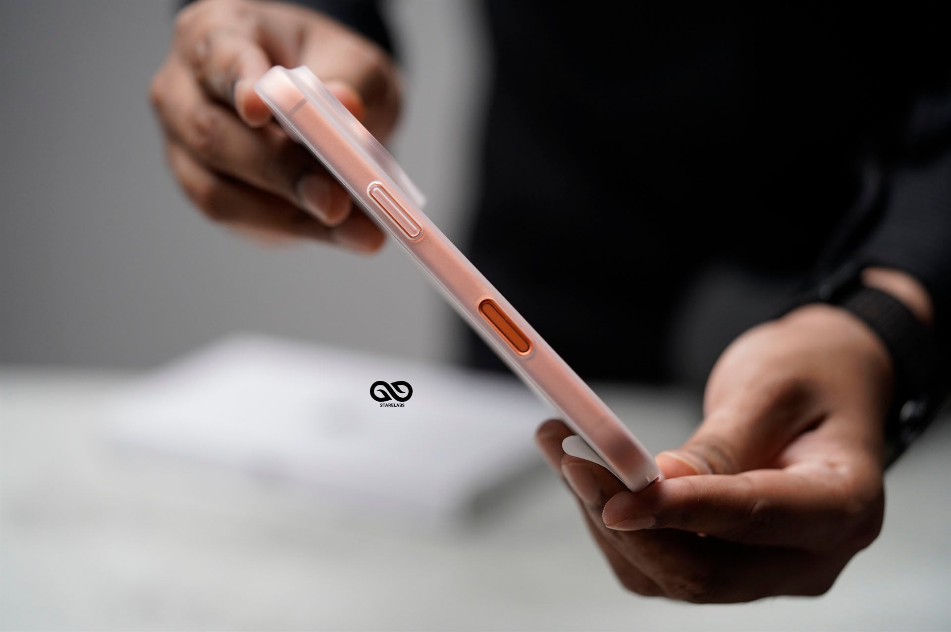 Frosted White Ultra Thin Case For iPhone Air/17 Pro/17 Pro Max (Camera Cutout) 14 Frosted White Ultra Thin Case For iPhone Air/17 Pro/17 Pro Max (Camera Cutout) - Image 14