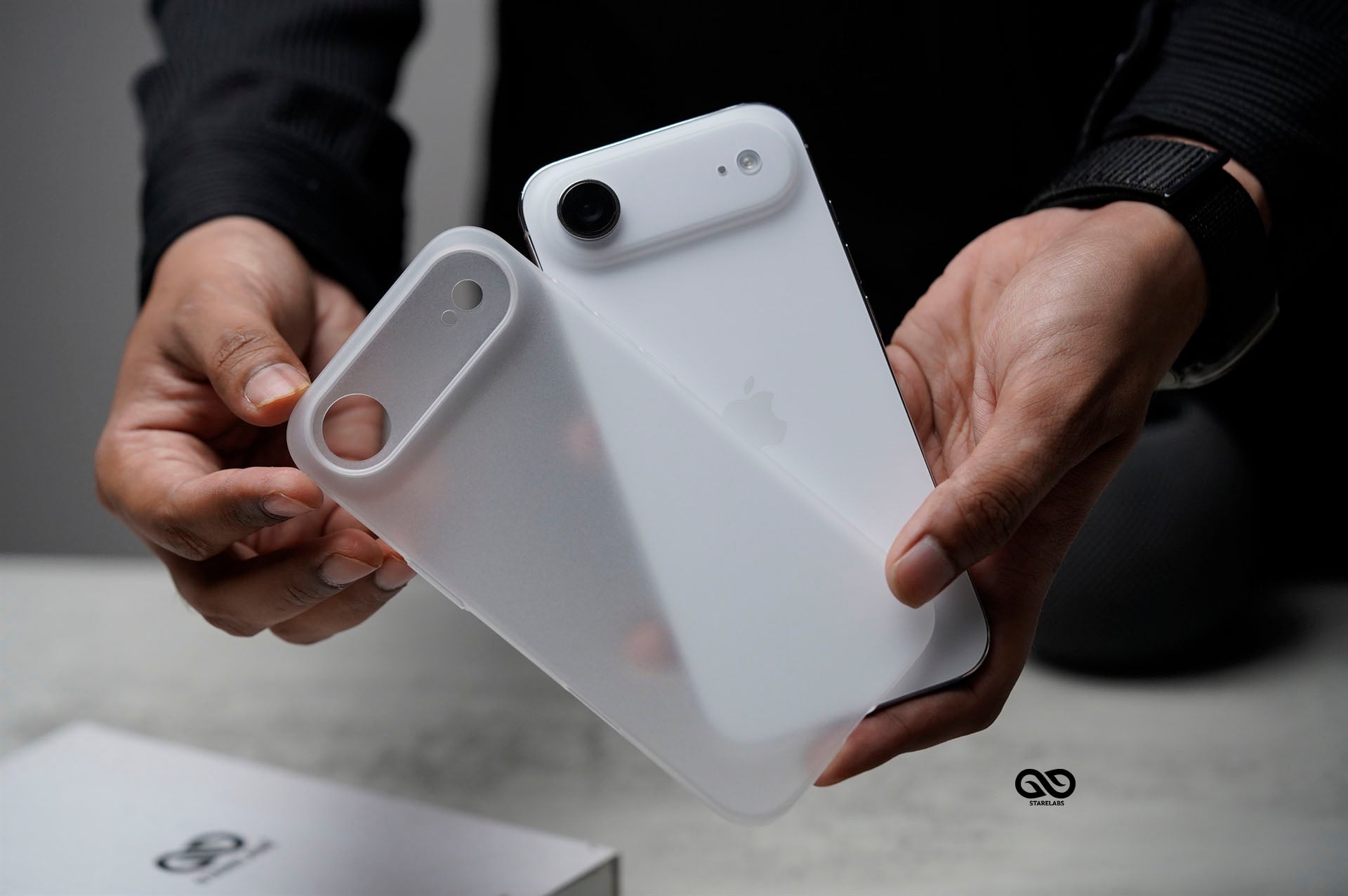 Frosted White Ultra Thin Case For iPhone Air/17 Pro/17 Pro Max (Camera Cutout) 11 Frosted White Ultra Thin Case For iPhone Air/17 Pro/17 Pro Max (Camera Cutout) - Image 11