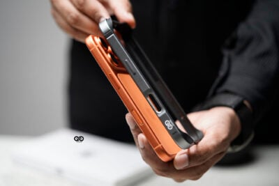 Natural Titanium Fiber Bumper for iPhone 17 Pro (Bumper, not a Case) 9 Natural Titanium Fiber Bumper for iPhone 17 Pro (Bumper, not a Case)