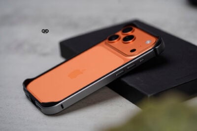 Natural Titanium Fiber Bumper for iPhone 17 Pro (Bumper, not a Case)