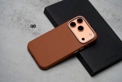 Slim PU Leather Case with Rubberized Interior (Magsafe Compatible) For iPhone Air/17/17Pro/17ProMax