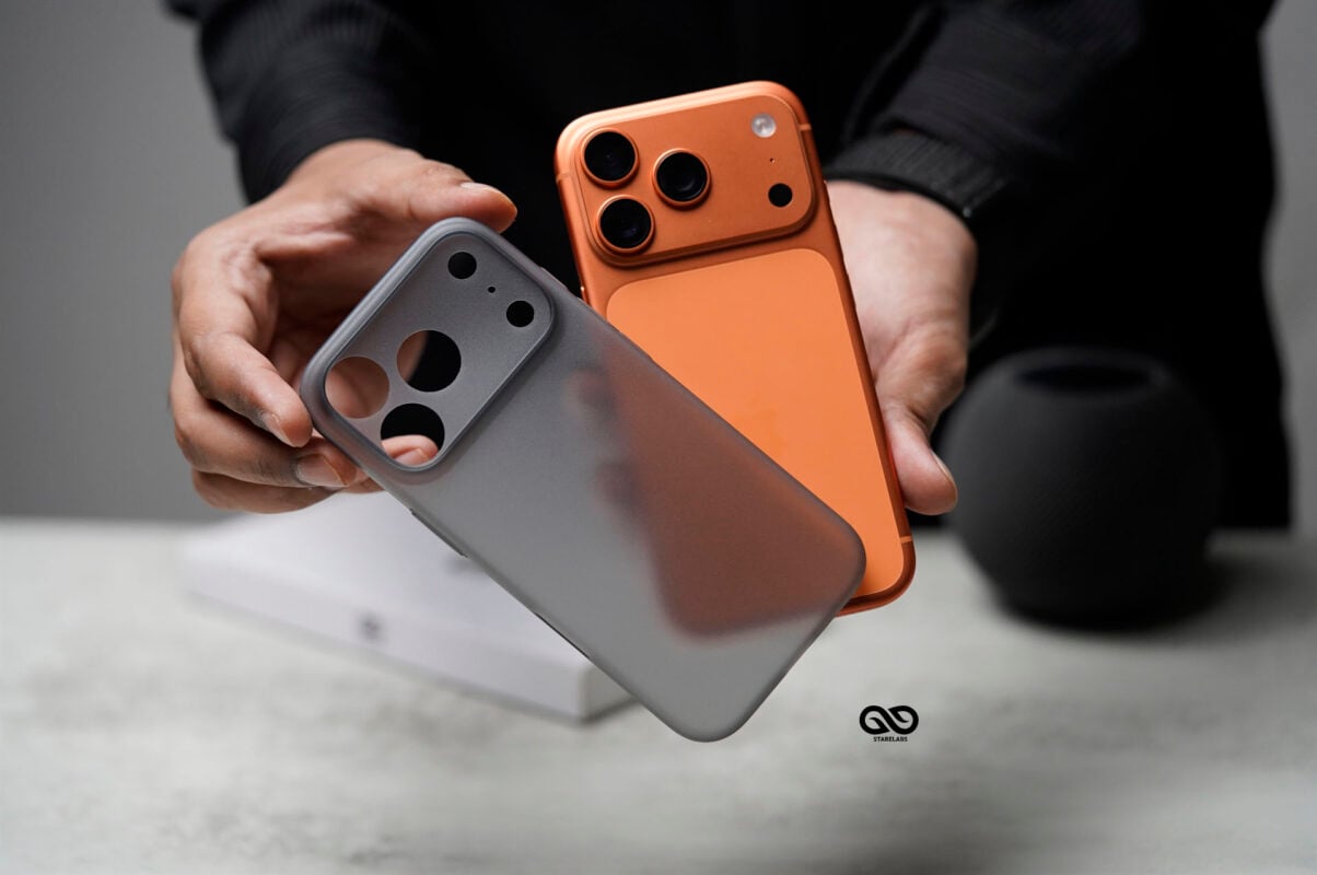 Space Grey Ultra Thin Case For iPhone Air/17 Pro/17 Pro Max (Camera Cutout)