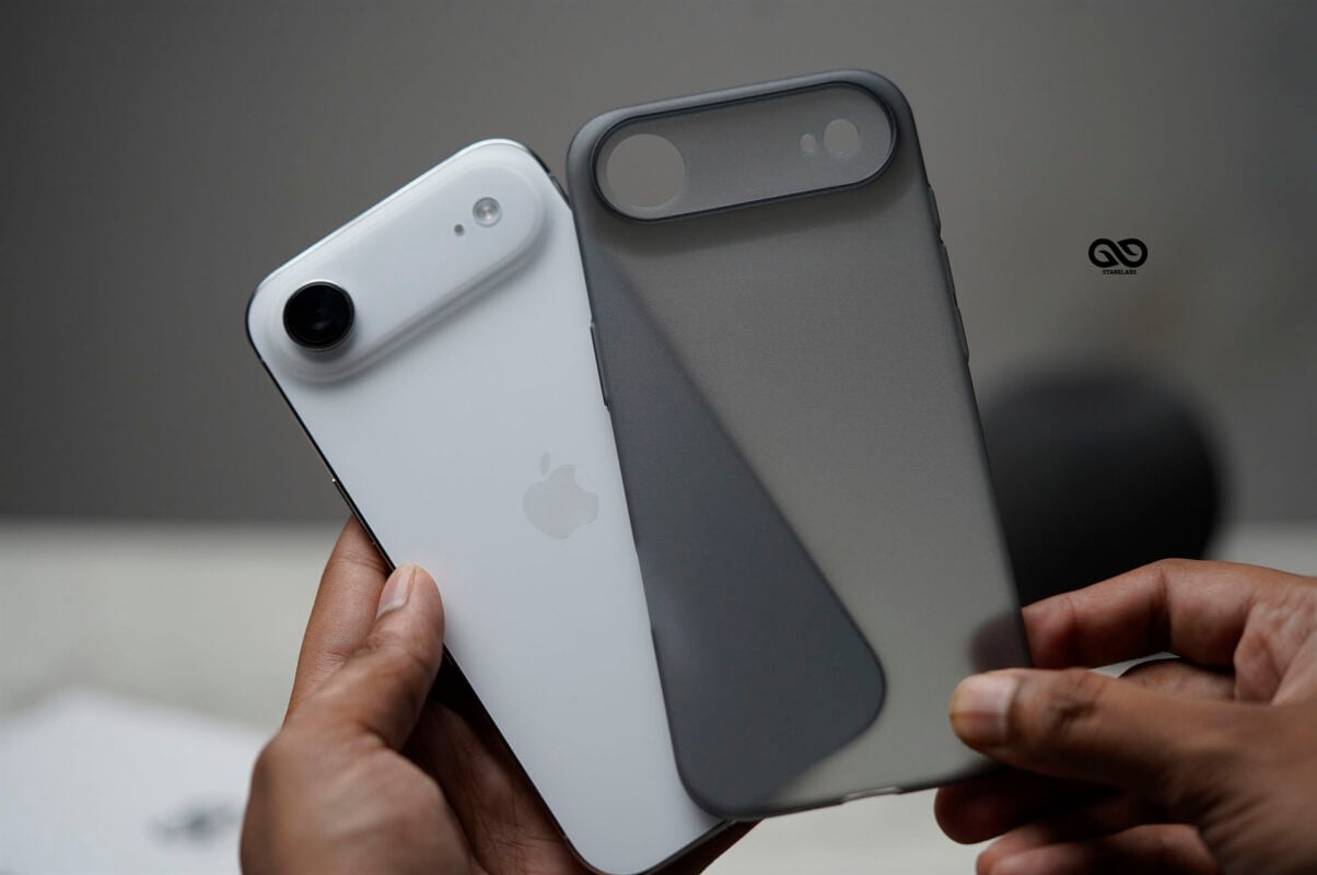 Space Grey Ultra Thin Case For iPhone Air/17 Pro/17 Pro Max (Camera Cutout)