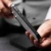 Black Fiber Bumper for iPhone 17 (Bumper, not a Case)