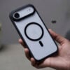 Black Magsafe Drop Proof Transparent Sleek Case With Armor Lens for iPhone 17/Air/17 Pro/17 Pro Max