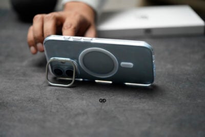 MagSafe Transparent Slim Hard Case With Kickstand For iPhone 17/Air/17 Pro/ 17 Pro Max (Non Yellowing)
