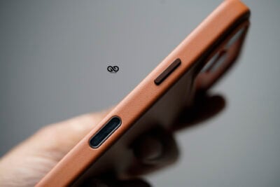 MagSafe Vegan Leather Case with Action Button