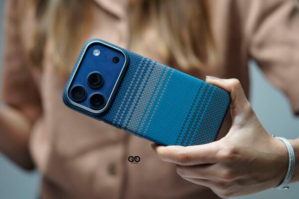 Magsafe Dune Blue Real Aramid Carbon Fiber Case For iPhone 17 Pro