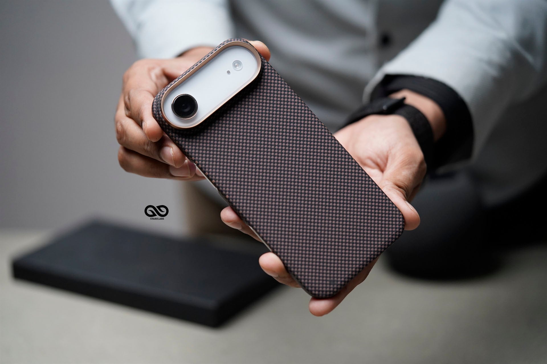 Magsafe Polar Desert Real Aramid Carbon Fiber Case For iPhone Air 1 Magsafe Polar Desert Real Aramid Carbon Fiber Case For iPhone Air