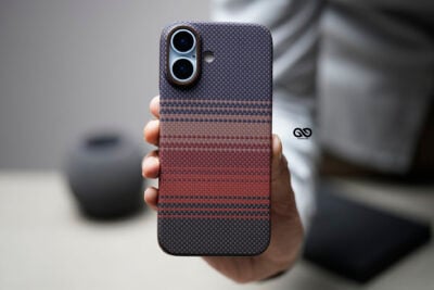 Magsafe Tangerine Orange Real Aramid Carbon Fiber Case For iPhone 17