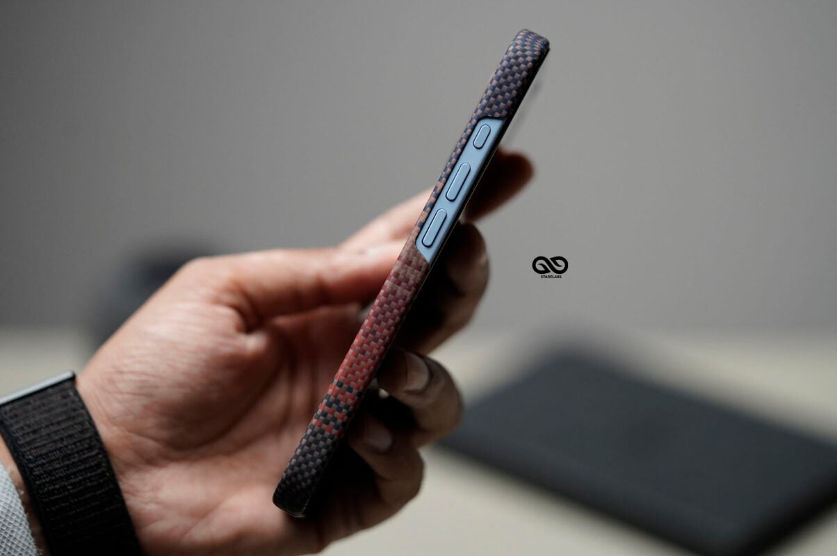 Magsafe Tangerine Orange Real Aramid Carbon Fiber Case For iPhone 17
