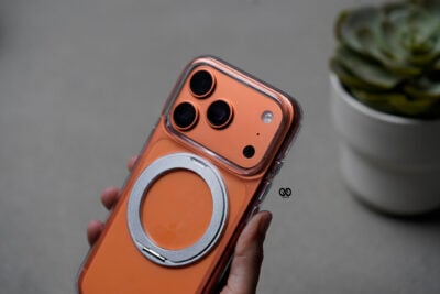 360 Degree MagSafe Transparent Slim Hard Case With Kickstand For iPhone Air/17/17 Pro/ 17 Pro Max (Non Yellowing)