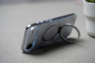 360 Degree MagSafe Transparent Slim Hard Case With Kickstand For iPhone Air/17/17 Pro/ 17 Pro Max (Non Yellowing)