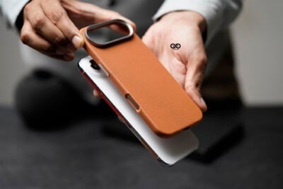 Slim PU Leather Case with Rubberized Interior (Magsafe Compatible) For iPhone Air/17/17Pro/17ProMax
