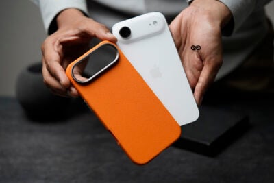 Slim PU Leather Case with Rubberized Interior (Magsafe Compatible) For iPhone Air/17/17Pro/17ProMax