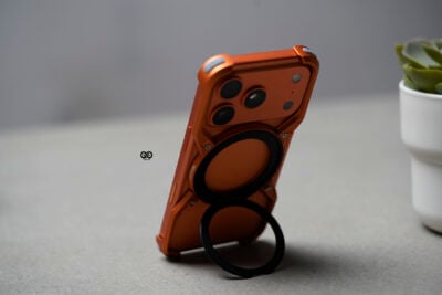 Titanium Armored Bumper with Kickstand Feature For iPhone 17/17PRO/17PROMAX