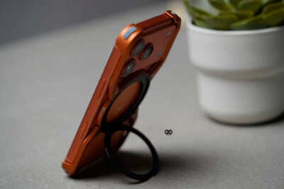 Titanium Armored Bumper with Kickstand Feature For iPhone 17/17PRO/17PROMAX