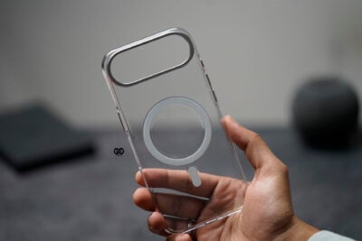 MagSafe Transparent Slim Hard Case With Kickstand For iPhone 17/Air/17 Pro/ 17 Pro Max (Non Yellowing)