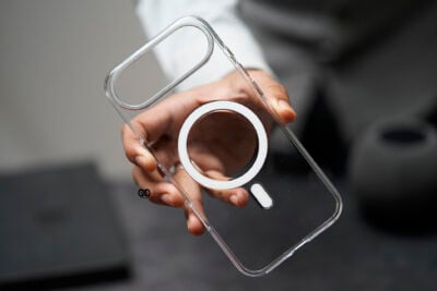 MagSafe Transparent Slim Hard Case With Kickstand For iPhone 17/Air/17 Pro/ 17 Pro Max (Non Yellowing)