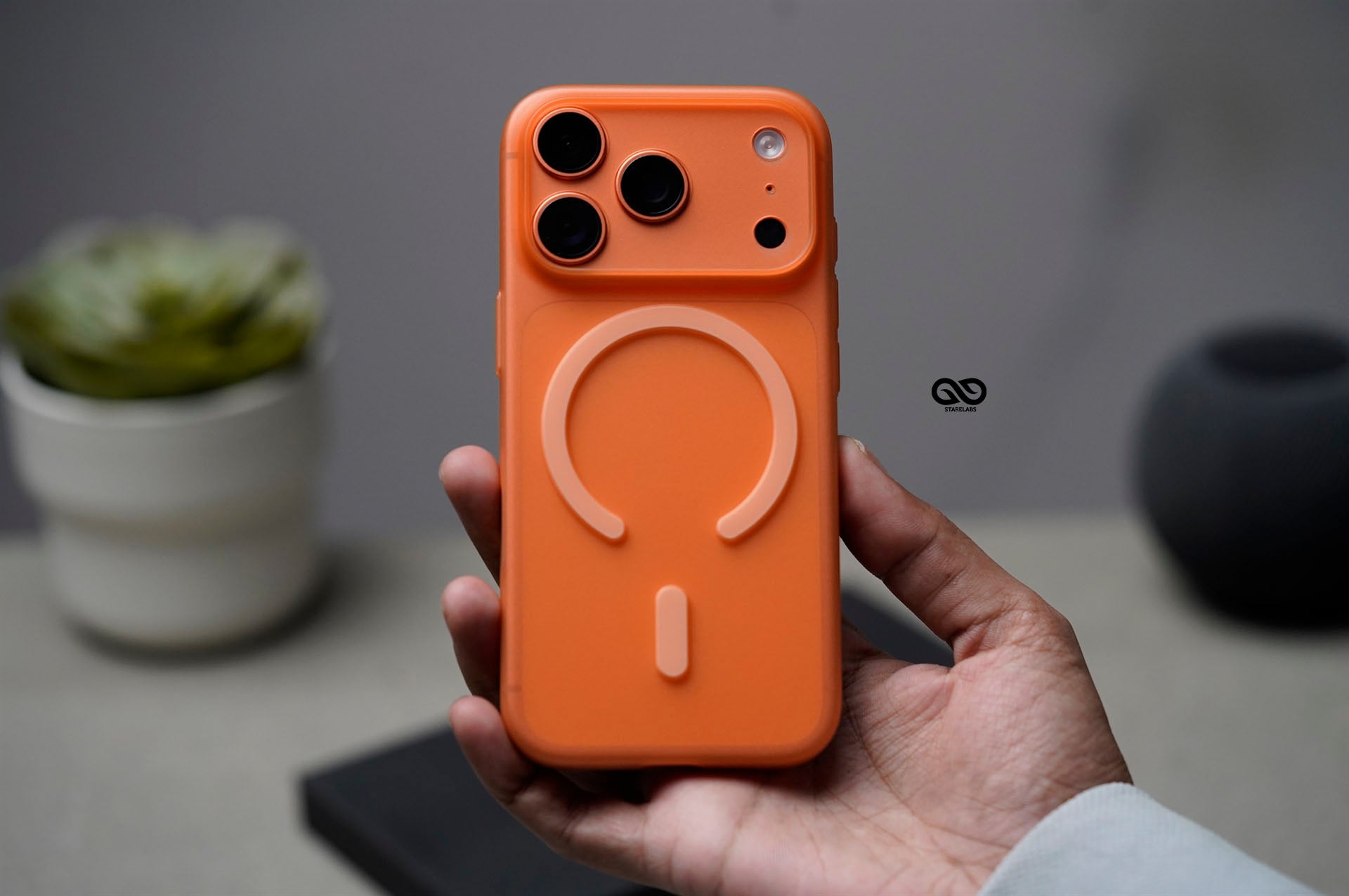 Cosmic Orange Magsafe Ultra Thin Case For iPhone 17 Pro/17 Pro Max. (Camera Cutout) 10 Cosmic Orange Magsafe Ultra Thin Case For iPhone 17 Pro/17 Pro Max. (Camera Cutout) - Image 10