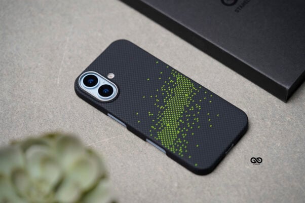 Magsafe Digital Neon Real Aramid Carbon Fiber Case For iPhone 17
