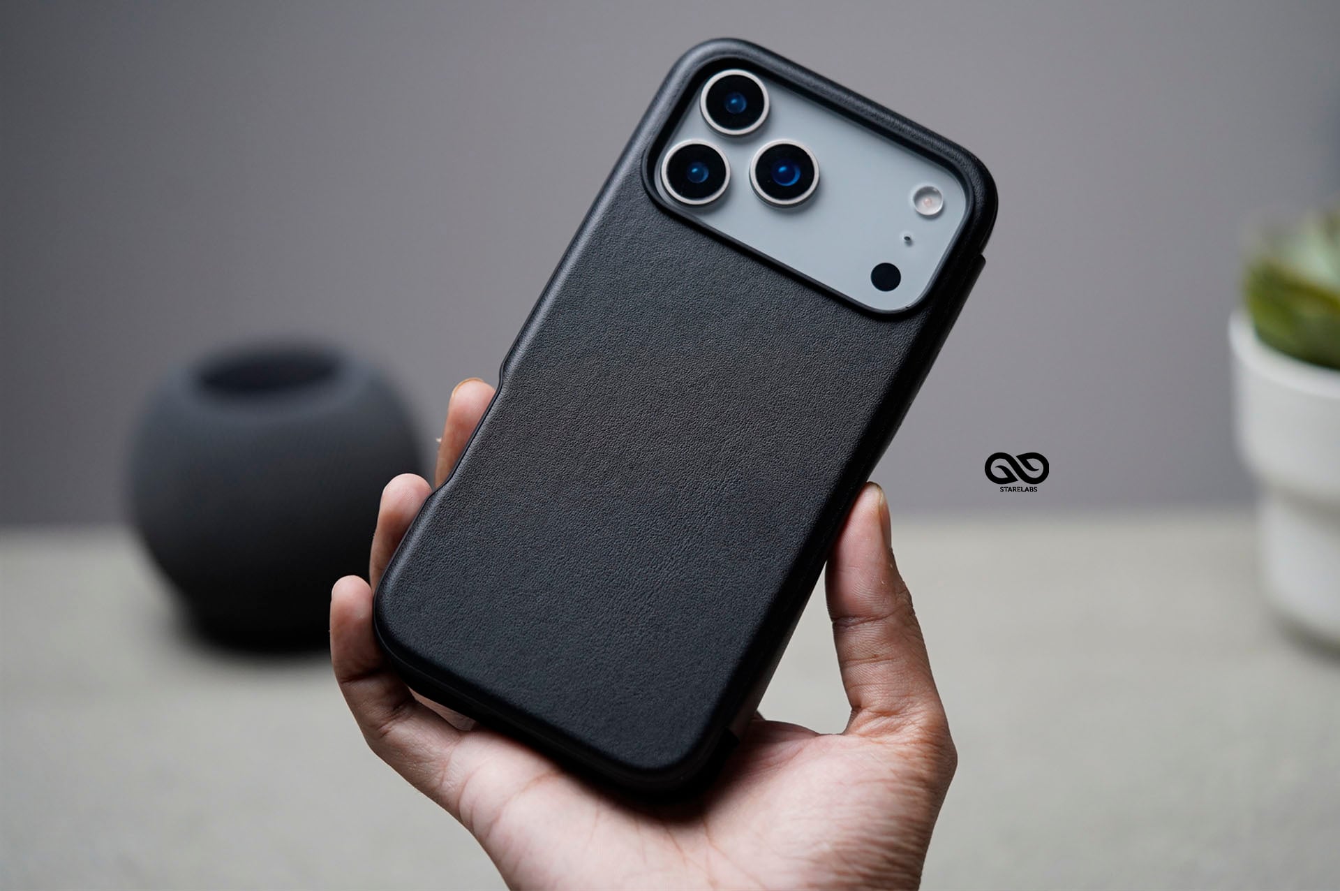 Modern Vegan Leather Flip Case For iPhone 17 Pro Max 22 Modern Vegan Leather Flip Case For iPhone 17 Pro Max - Image 22