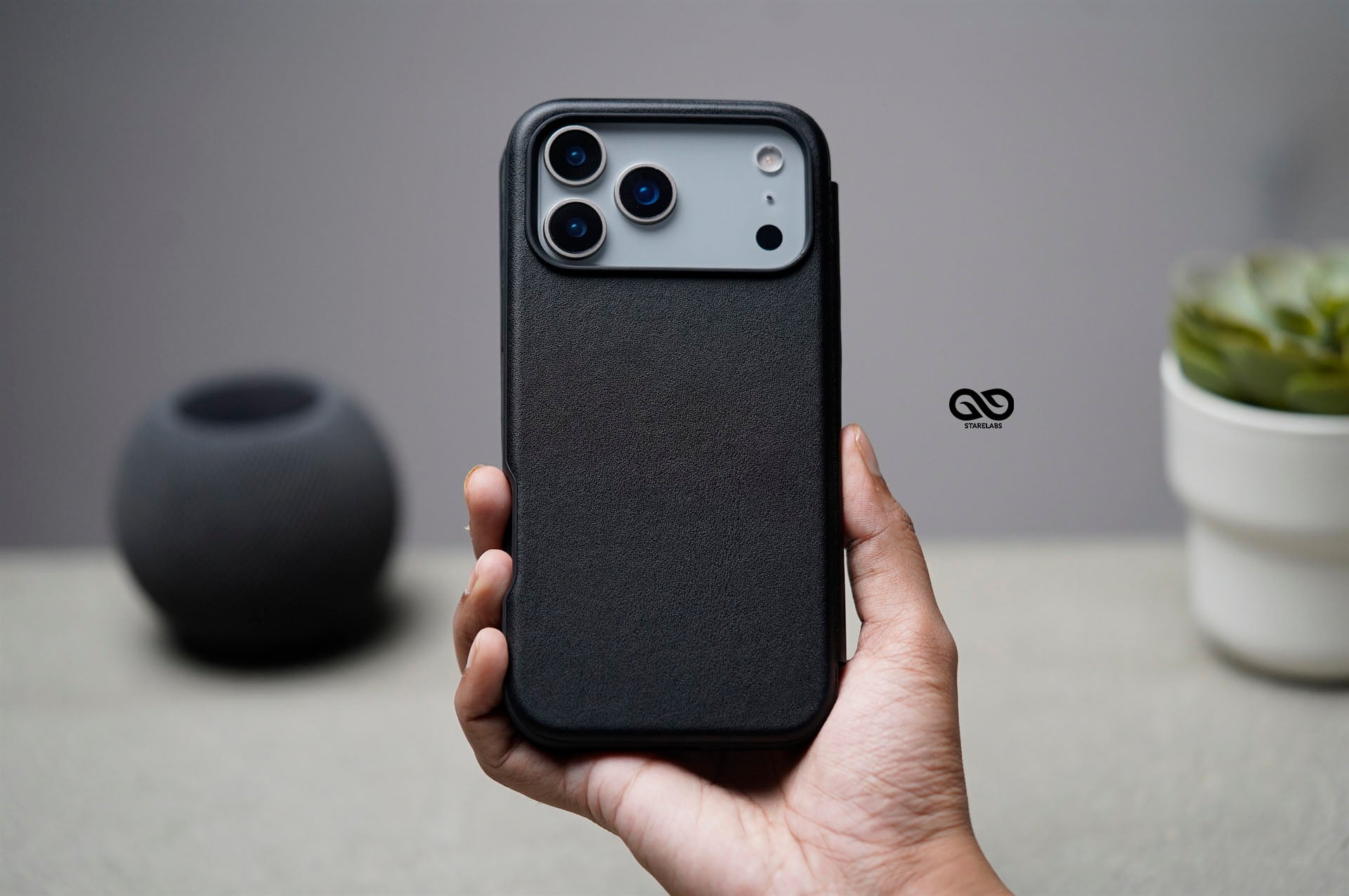 Modern Vegan Leather Flip Case For iPhone 17 Pro Max 16 Modern Vegan Leather Flip Case For iPhone 17 Pro Max - Image 16