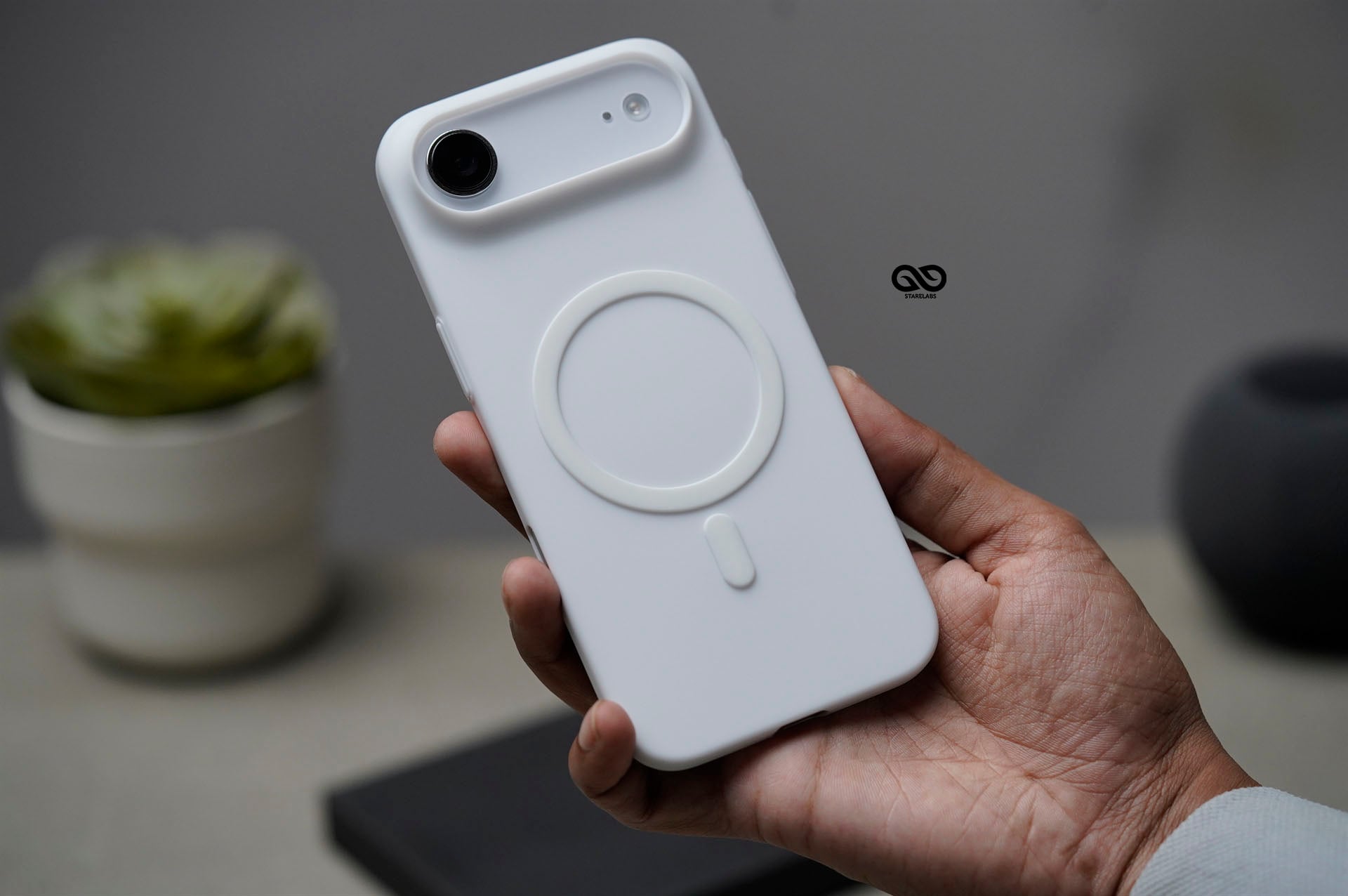 White Magsafe Ultra Thin Case For iPhone Air/17/17Pro/17ProMax (Without Camera Cutout) 7 White Magsafe Ultra Thin Case For iPhone Air/17/17Pro/17ProMax (Without Camera Cutout) - Image 7