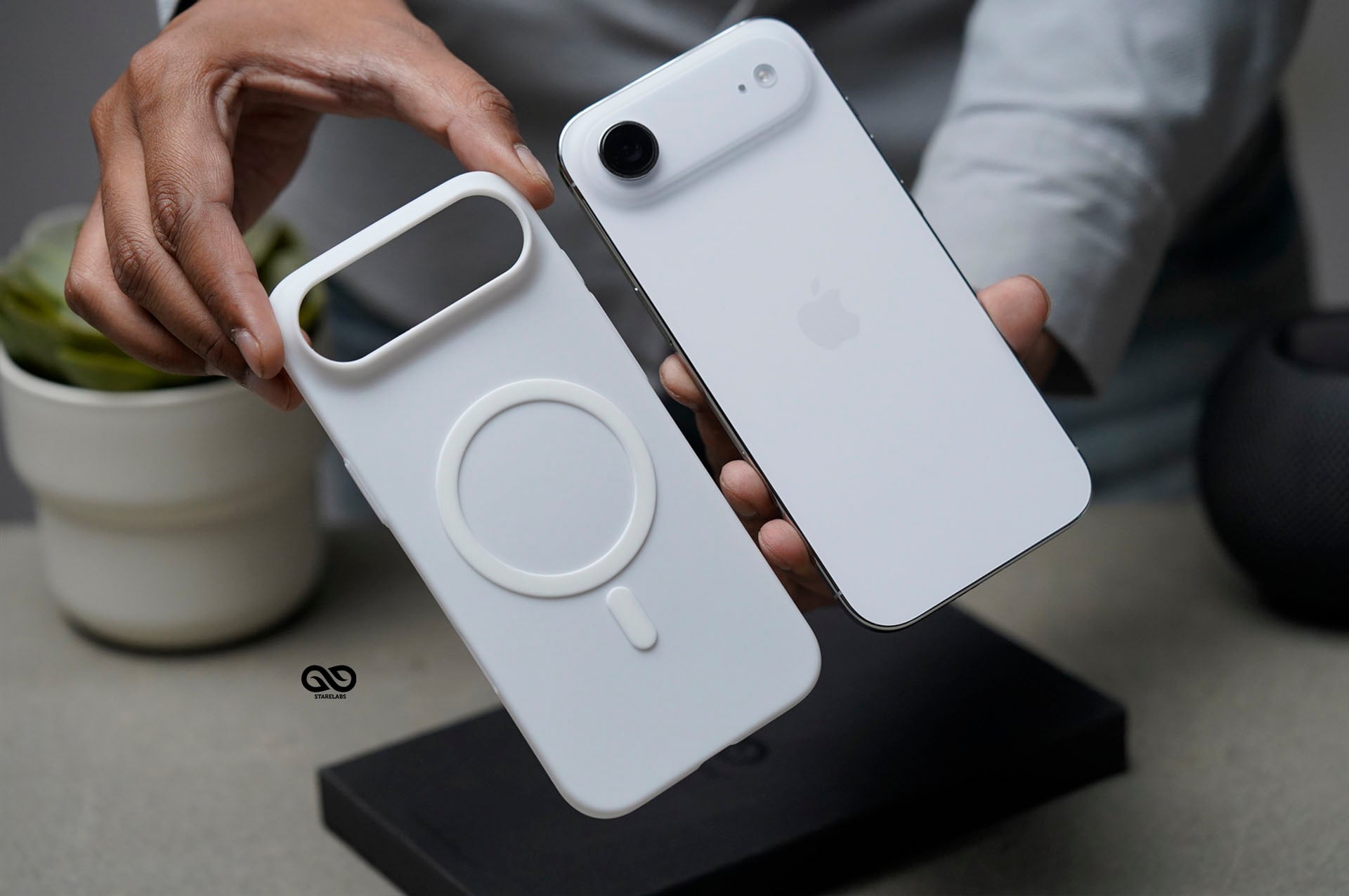 White Magsafe Ultra Thin Case For iPhone Air/17/17Pro/17ProMax (Without Camera Cutout) 21 White Magsafe Ultra Thin Case For iPhone Air/17/17Pro/17ProMax (Without Camera Cutout) - Image 21