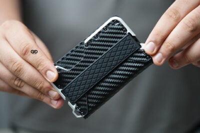 Textured Minimalist Card and Cash Holder