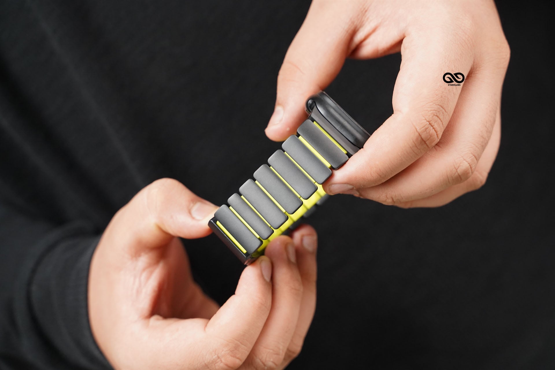 Ultraflex Titanium Link Strap with Magnetic Closure For Apple Watch 49 (Series Ultra/Ultra 2/Ultra 3) Classy Design 21 Ultraflex Titanium Link Strap with Magnetic Closure For Apple Watch 49 (Series Ultra/Ultra 2/Ultra 3) Classy Design - Image 21