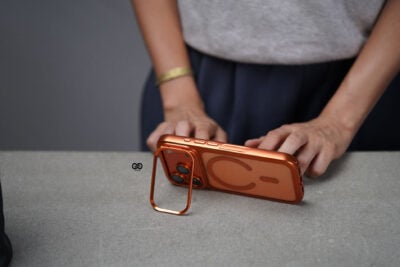 Magsafe Transparent Shockproof Case with Kickstand