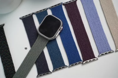 Inverness Green Braided Solo Loop For Apple Watch 49 MM Series Ultra/Ultra 2