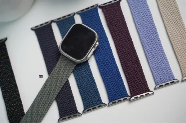 Inverness Green Braided Solo Loop For Apple Watch 49 MM Series Ultra/Ultra 2 - Image 7
