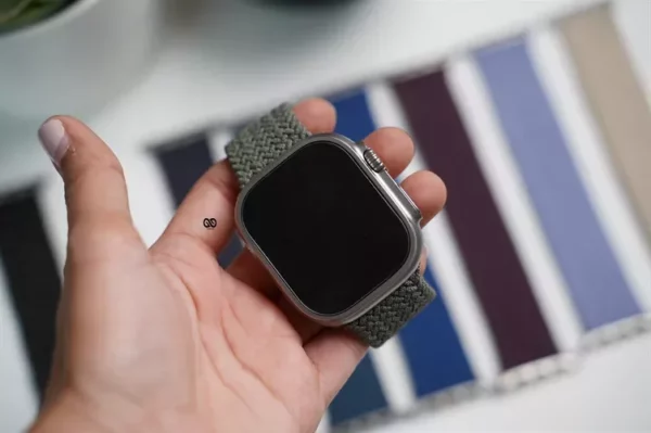 Inverness Green Braided Solo Loop For Apple Watch 49 MM Series Ultra/Ultra 2 - Image 6