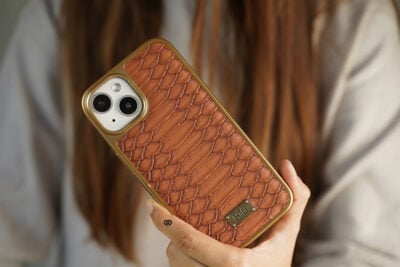 Croc Faux Leather Case