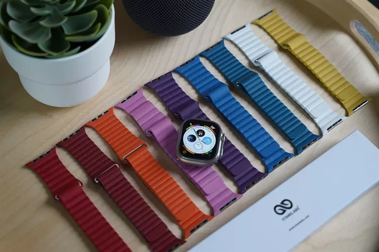 Magnetic Leather Loop For Apple Watch 49 MM Series Ultra/Ultra 2 248 Magnetic Leather Loop For Apple Watch 49 MM Series Ultra/Ultra 2