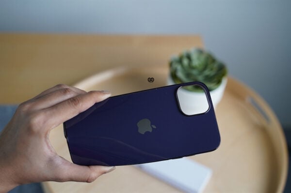 Deep Purple Glass Finish Soft case for iPhone 14 - Image 13