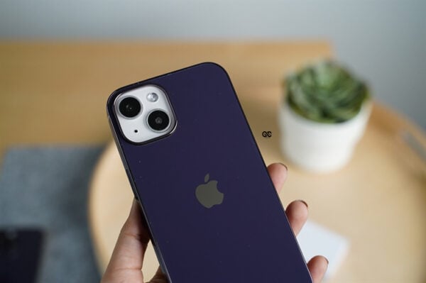 Deep Purple Glass Finish Soft case for iPhone 14 - Image 6