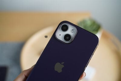 Deep Purple Glass Finish Soft case for iPhone 14