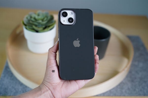 Space Greyish Black Glass Finish Soft case for iPhone 14 Plus - Image 5