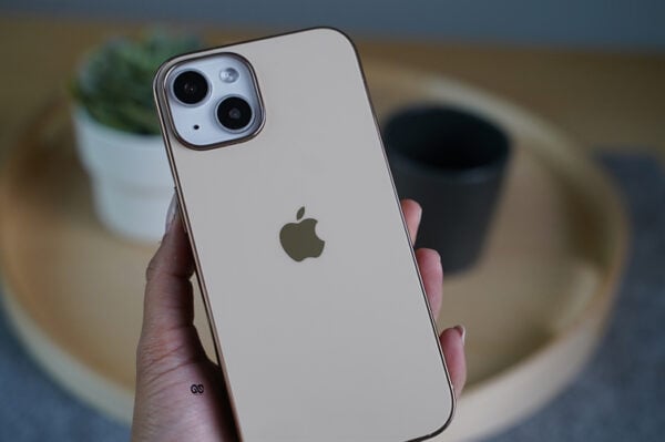 Gold Glass Finish Soft case for iPhone 14 Plus - Image 8