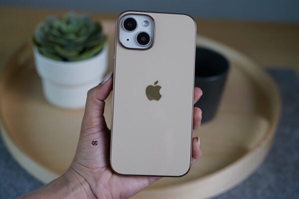 Gold Glass Finish Soft case for iPhone 14 Plus - Image 4