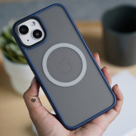 Magsafe Blue Drop Proof Sleek Matte case for iPhone 13