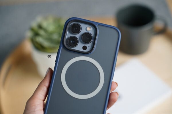 Magsafe Blue Drop Proof Sleek Matte case for iPhone 13 pro - Image 2