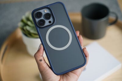 Magsafe Blue Drop Proof Sleek Matte case for iPhone 13 pro