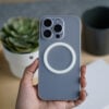 Frosted White Magsafe Ultra Thin Case for iPhone 14 Pro